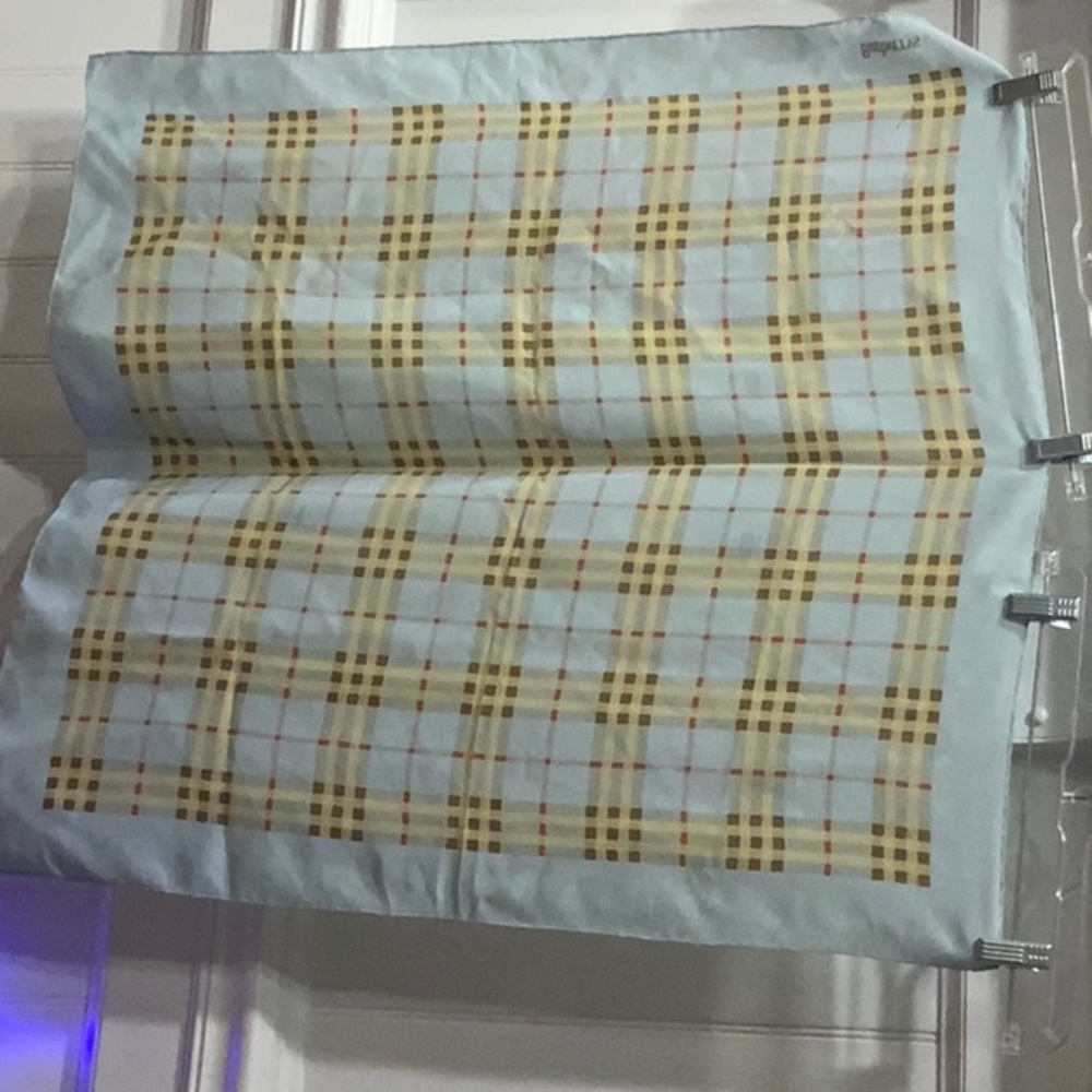 Burberry Plaid Silk Scarf